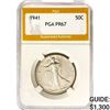 Image 1 : 1941 Walking Liberty Half Dollar PGA PR67
