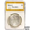 Image 1 : 1878-CC Morgan Silver Dollar PGA MS63+