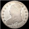 Image 1 : 1825 Capped Bust Half Dollar NICELY CIRCULATED