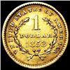 Image 2 : 1853 Rare Gold Dollar CLOSELY UNCIRCULATED
