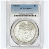 Image 1 : 1881-S Morgan Silver Dollar PCGS MS64