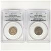 Image 1 : 1958 Set (2) Jefferson Nickel PCGS MS62 Mint Error