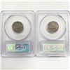 Image 2 : 1958 Set (2) Jefferson Nickel PCGS MS62 Mint Error