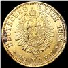 Image 2 : 1888 Prussia .1152oz Gold 10 Mark UNCIRCULATED