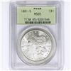 Image 1 : 1881-S Morgan Silver Dollar PCGS MS65