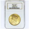 Image 1 : 1904 $20 Gold Double Eagle NGC MS63