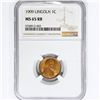Image 1 : 1909 Wheat Cent NGC MS65 RB