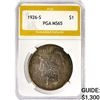 Image 1 : 1926-S Silver Peace Dollar PGA MS65