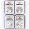 Image 1 : 2006 (2), 2007 (2) Set (4) ASE NGC MS69