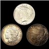 Image 1 : (3) US Silver Dollars ((2) 1896, 1922) UNCIRCULATE