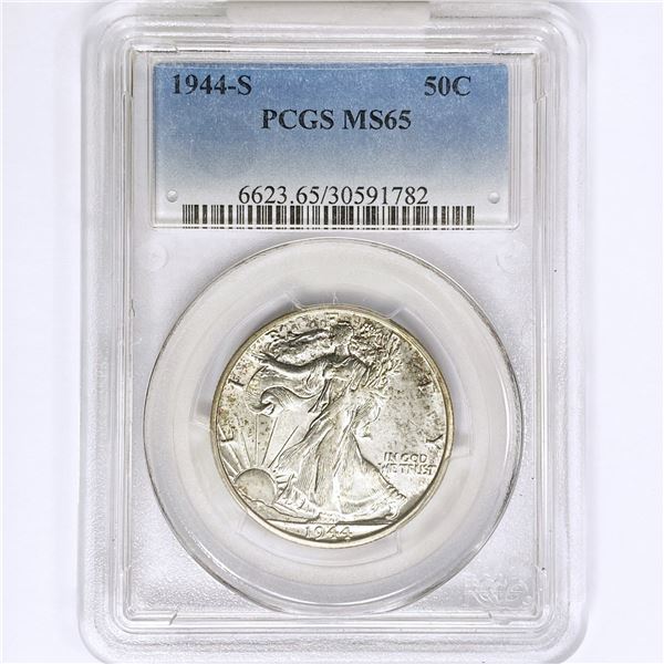 1944-S Walking Liberty Half Dollar PCGS MS65