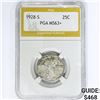 Image 1 : 1928-S Standing Liberty Quarter PGA MS63+