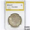 Image 1 : 1878 8TF Morgan Silver Dollar PGA MS65