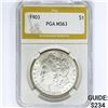Image 1 : 1903 Morgan Silver Dollar PGA MS63