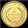 Image 2 : 1851 Rare Gold Dollar UNCIRCULATED