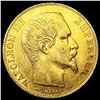 Image 1 : 1858-A France .1867oz Gold 20 Francs CLOSELY UNCIR