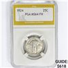 Image 1 : 1924 Standing Liberty Quarter PGA MS64 FH