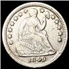 Image 1 : 1849/6 Seated Liberty Half Dime CLOSELY UNCIRCULAT
