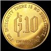 Image 2 : 1981 GSC 1/10oz Gold G.10 Token GEM PROOF