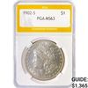 Image 1 : 1902-S Morgan Silver Dollar PGA MS63