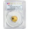 Image 1 : 2021-W 1/10oz American Gold Eagle PCGS PR70 DCAM