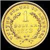Image 2 : 1853 Rare Gold Dollar CLOSELY UNCIRCULATED