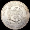 Image 2 : 1877 Silver Trade Dollar CLOSELY UNCIRCULATED