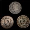 Image 1 : (3) Large Cents (1812, 1819, 1837) NICELY CIRCULAT
