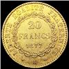 Image 2 : 1877-A France .1867oz Gold 20 Francs CLOSELY UNCIR