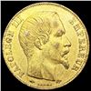 Image 1 : 1856-A France .1867oz Gold 20 Francs CLOSELY UNCIR