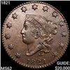 Image 1 : 1821 Coronet Head Large Cent UNCIRCULATED