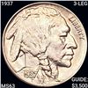 Image 1 : 1937 3-LEG Buffalo Nickel CHOICE BU