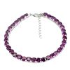 Image 1 : Natural Unheated Round Rhodolite Garnet Bracelet