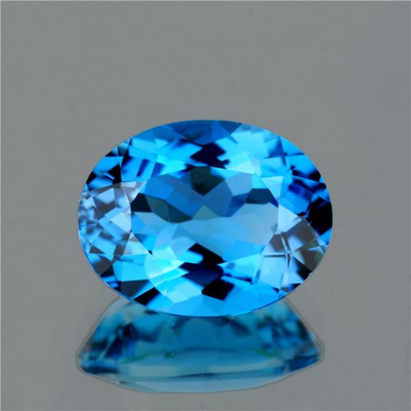 Natural London Blue Topaz {Flawless-VVS}