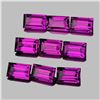 Image 1 : Natural Magenta Purple Rhodolite Garnet 9 Pcs- FL/VVS