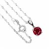 Image 3 : Natural Pigeon Blood Red Ruby Necklace
