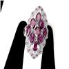 Image 3 : Natural Rhodolite Garnet  Ring