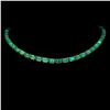 Image 1 : Natural Ethiopian Green Opal Necklace