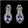 Image 1 : Natural Tanzanite Earrings