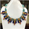 Image 1 : Tibet Natural Stone Tribal Queen Royal Necklace