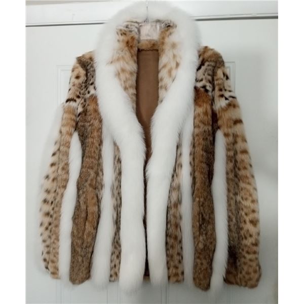 CASCADE FUR: Ladies Natural Lynx Jacket