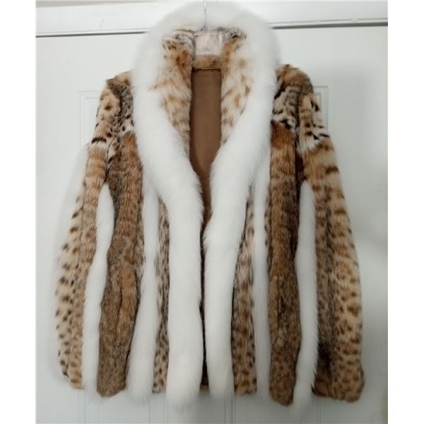 CASCADE FUR: Ladies Natural Lynx Jacket