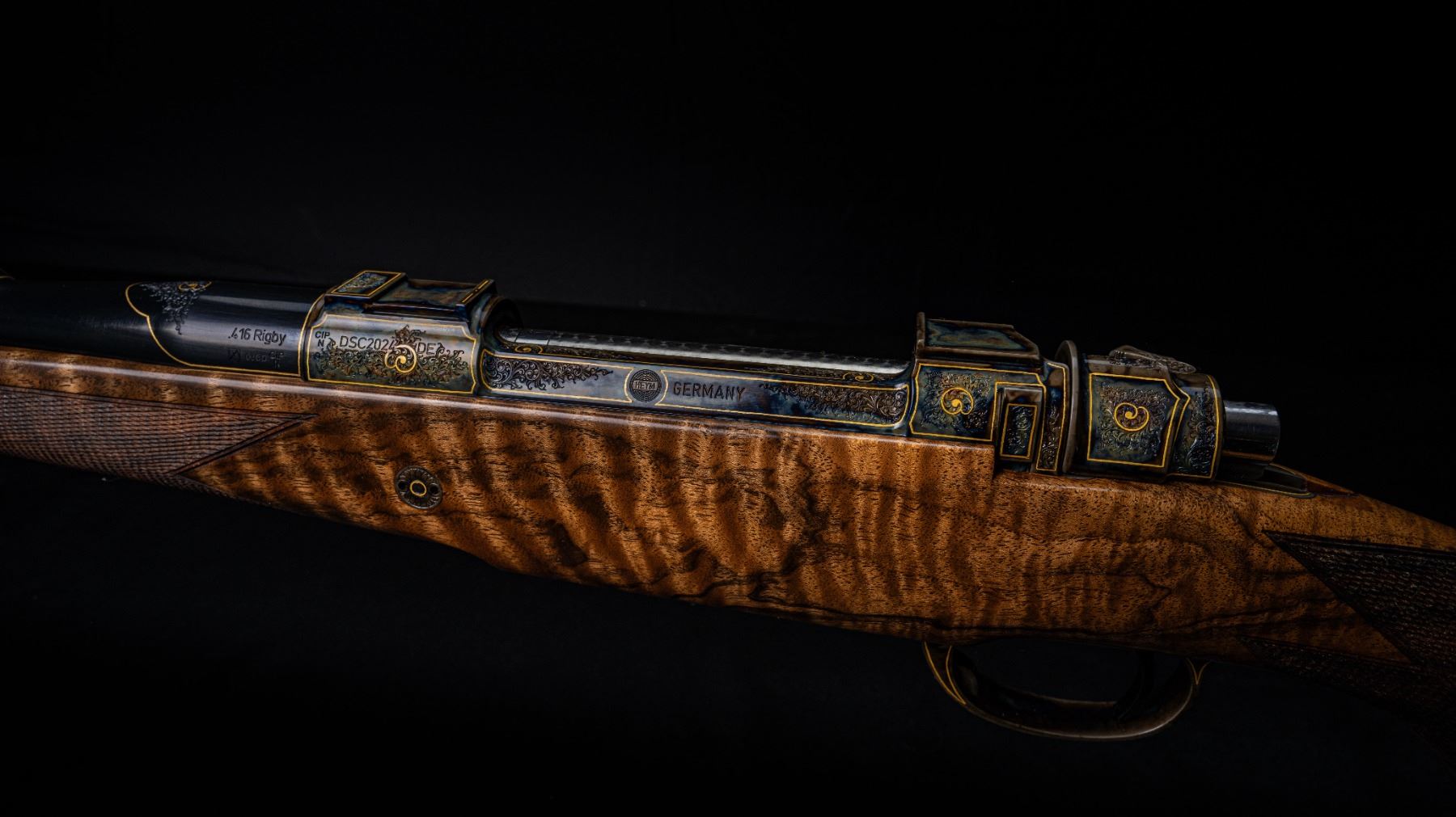 HEYM: 2024 DSC Convention Rifle - Heym USA Big Five Lion Bolt Action in ...