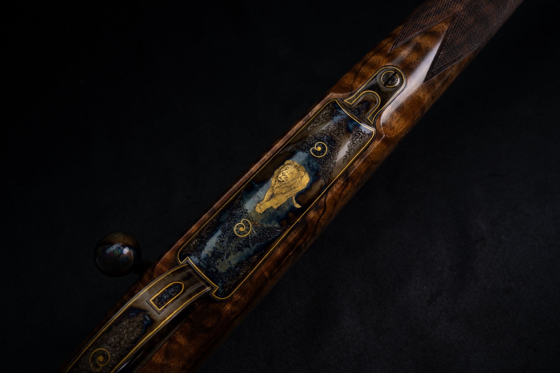 HEYM: 2024 DSC Convention Rifle - Heym USA Big Five Lion Bolt Action in ...