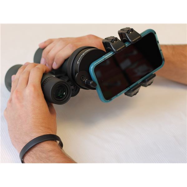 NOVAGRADE: Double Gripper Universal Phone Digiscoping Adapter