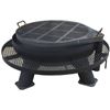 Image 1 : HB HUNTING PRODUCTS: 36" Steel Fire Pit with Grill and Shelf