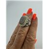 Image 1 : KELLY MITCHELL: Designer 18K Yellow Gold and Sterling Silver Diamond Ring