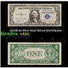 1935B $1 Blue Seal Silver Certificate Grades vf+