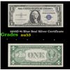 1935D $1 Blue Seal Silver Certificate Grades Select AU
