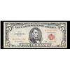 Image 2 : 1963 $5 Red seal United States Note Grades CU
